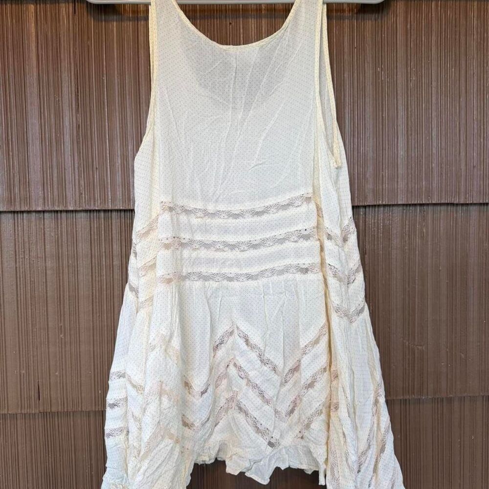 Free-people Women's Cream and White Dress - Picture 2 of 5